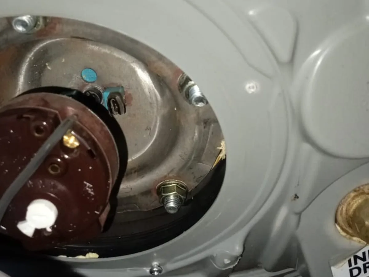 Close-up of completed plumbing repair work