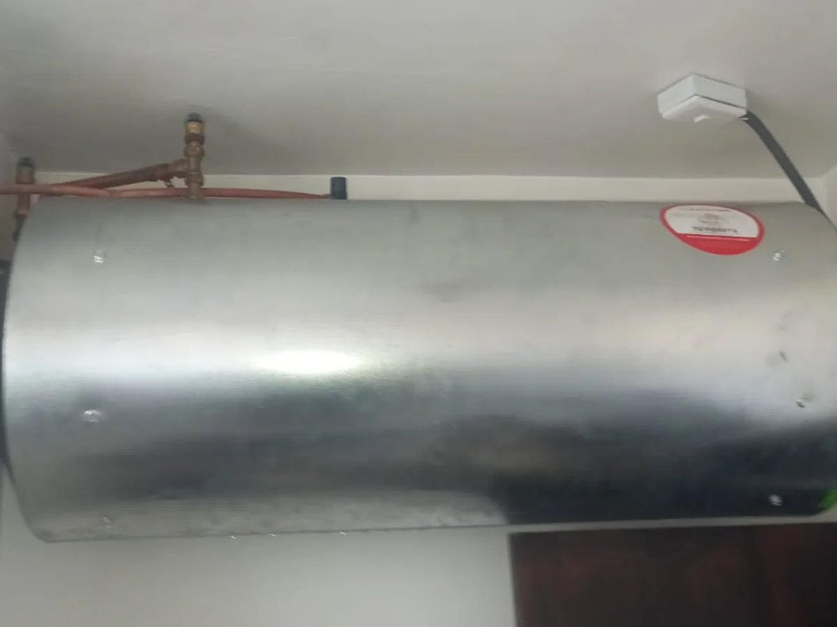 Close-up of completed plumbing repair work
