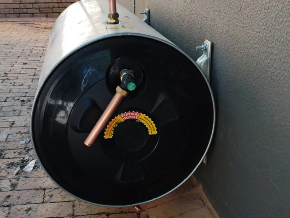 Close-up of completed plumbing repair work