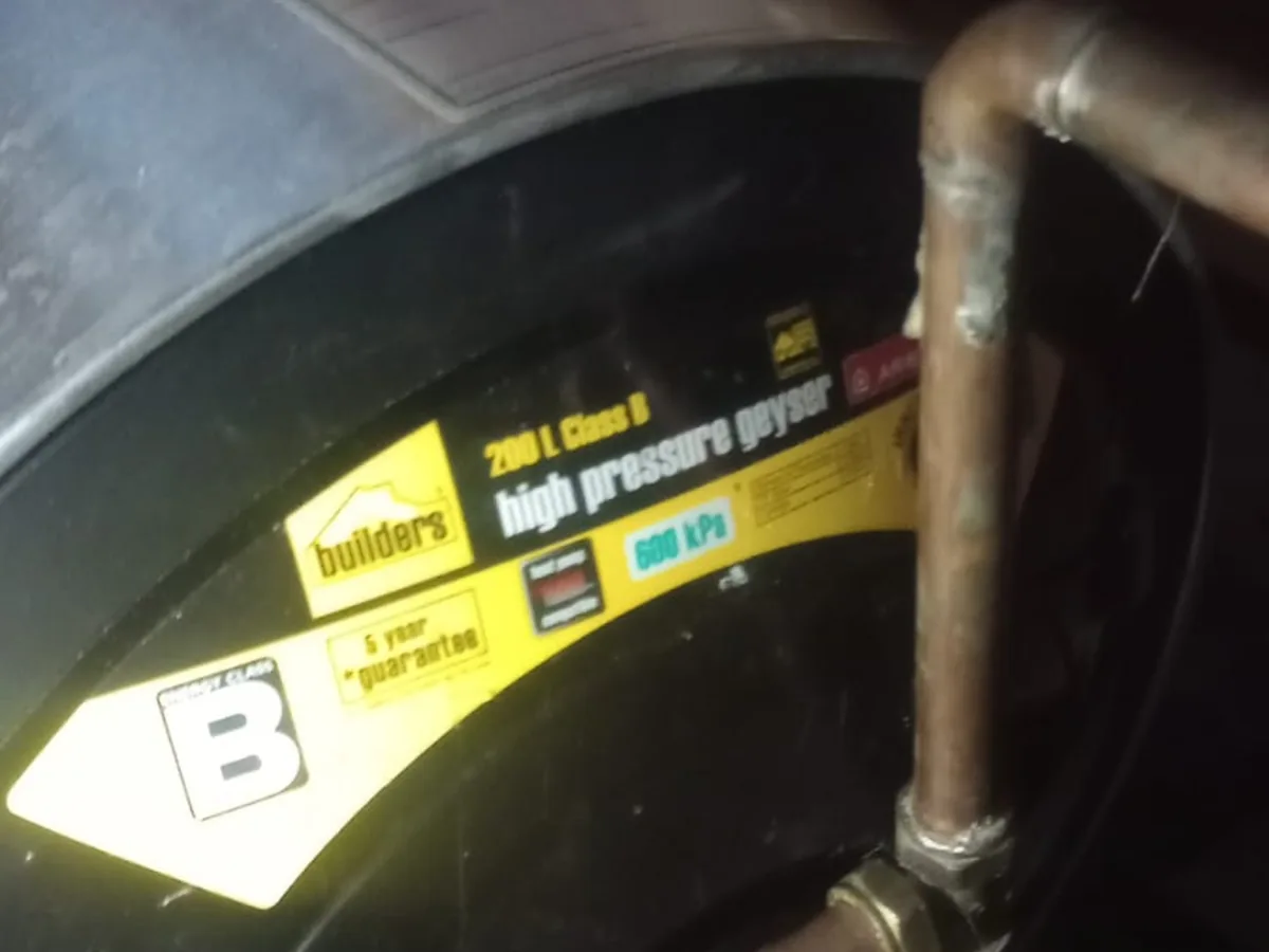 Close-up of completed plumbing repair work