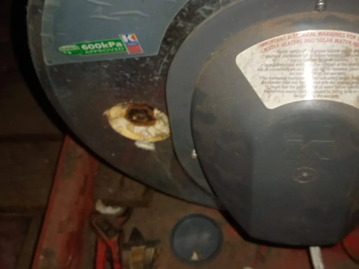 Close-up of completed plumbing repair work
