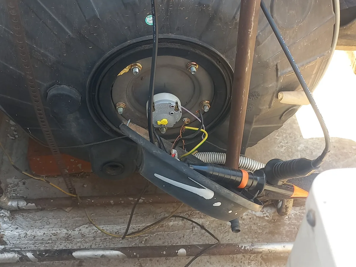 Close-up of completed plumbing repair work