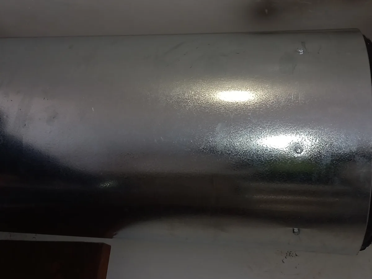 Close-up of completed plumbing repair work