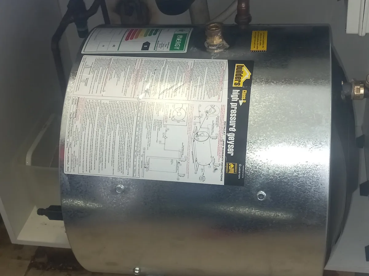 Close-up of completed plumbing repair work