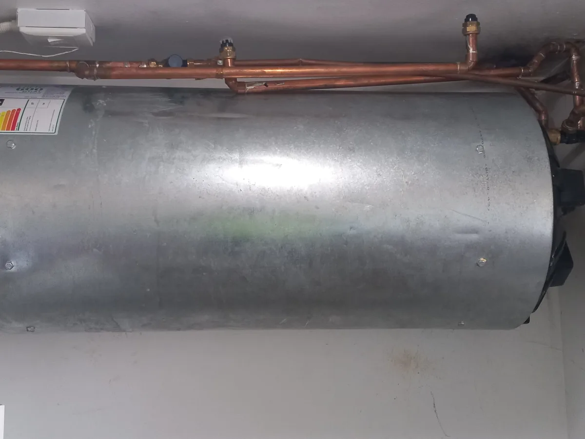 Close-up of completed plumbing repair work