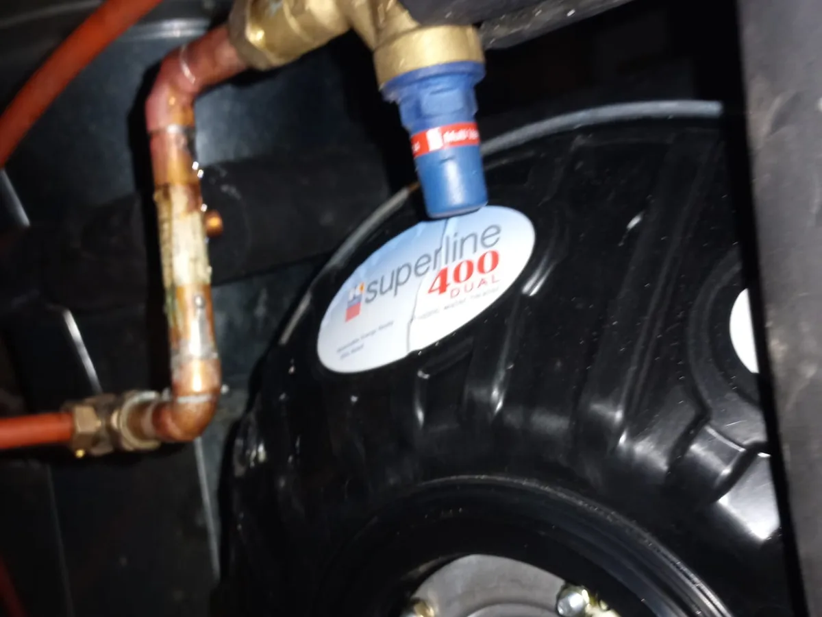 Close-up of completed plumbing repair work