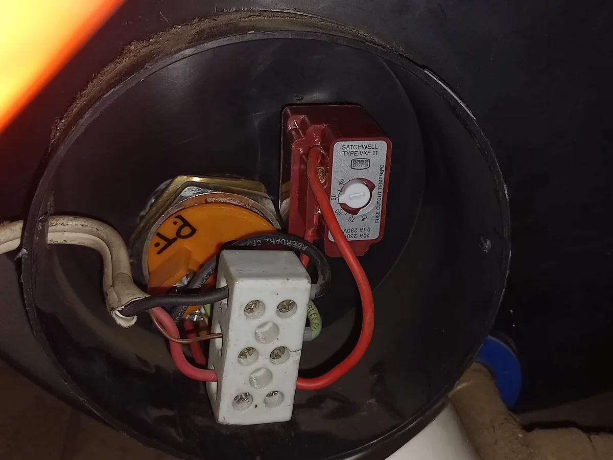 Close-up of completed plumbing repair work