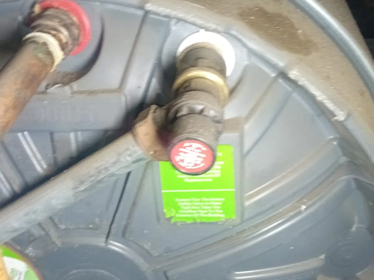 Close-up of completed plumbing repair work
