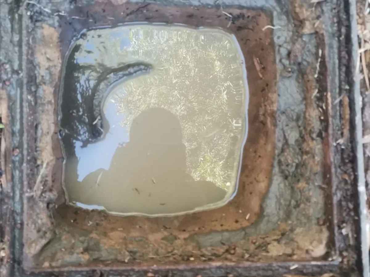 Close-up of completed plumbing repair work