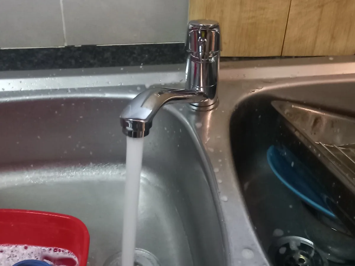 Close-up of completed plumbing repair work
