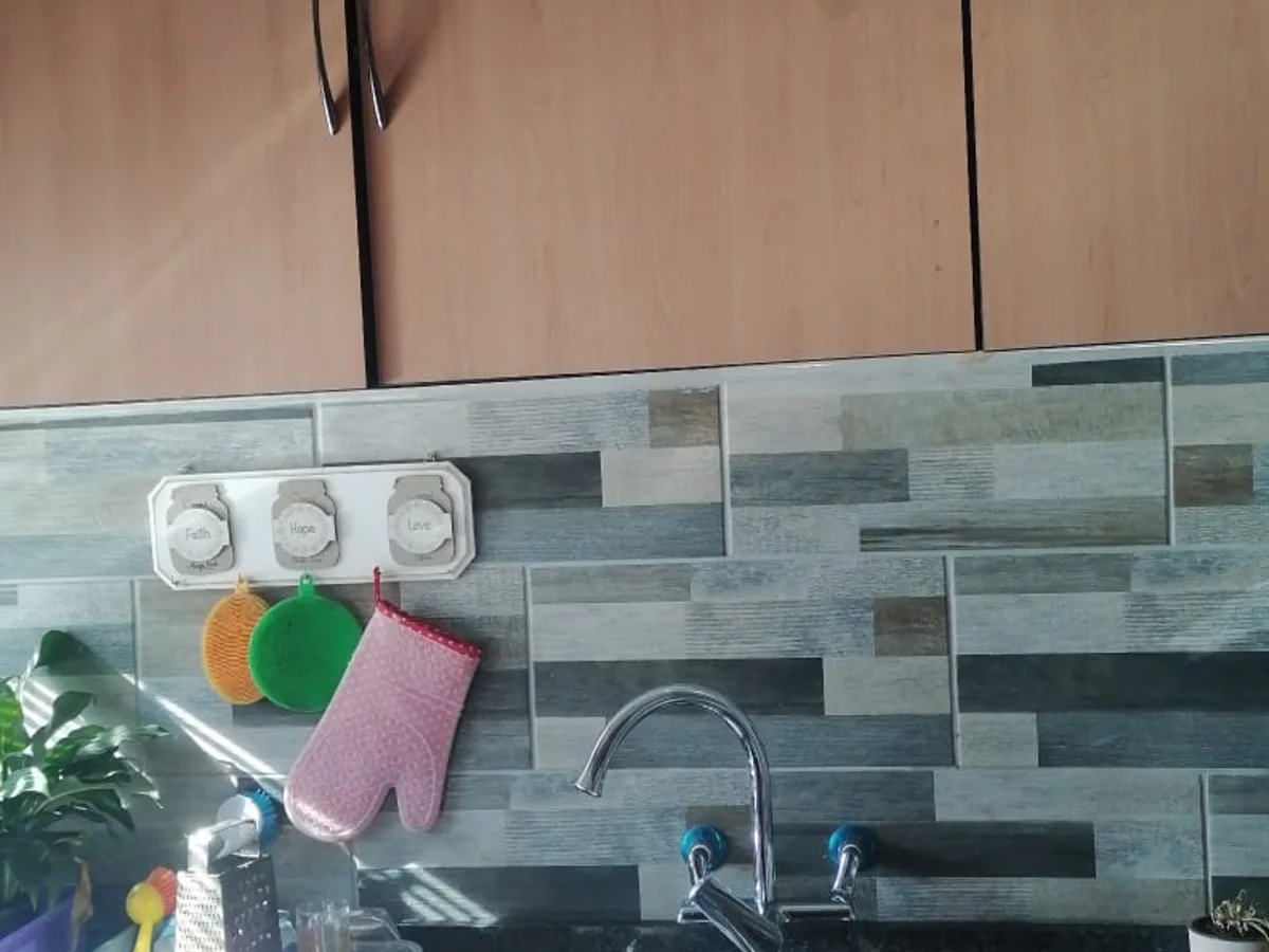Close-up of completed plumbing repair work