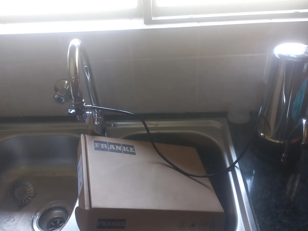 Close-up of completed plumbing repair work