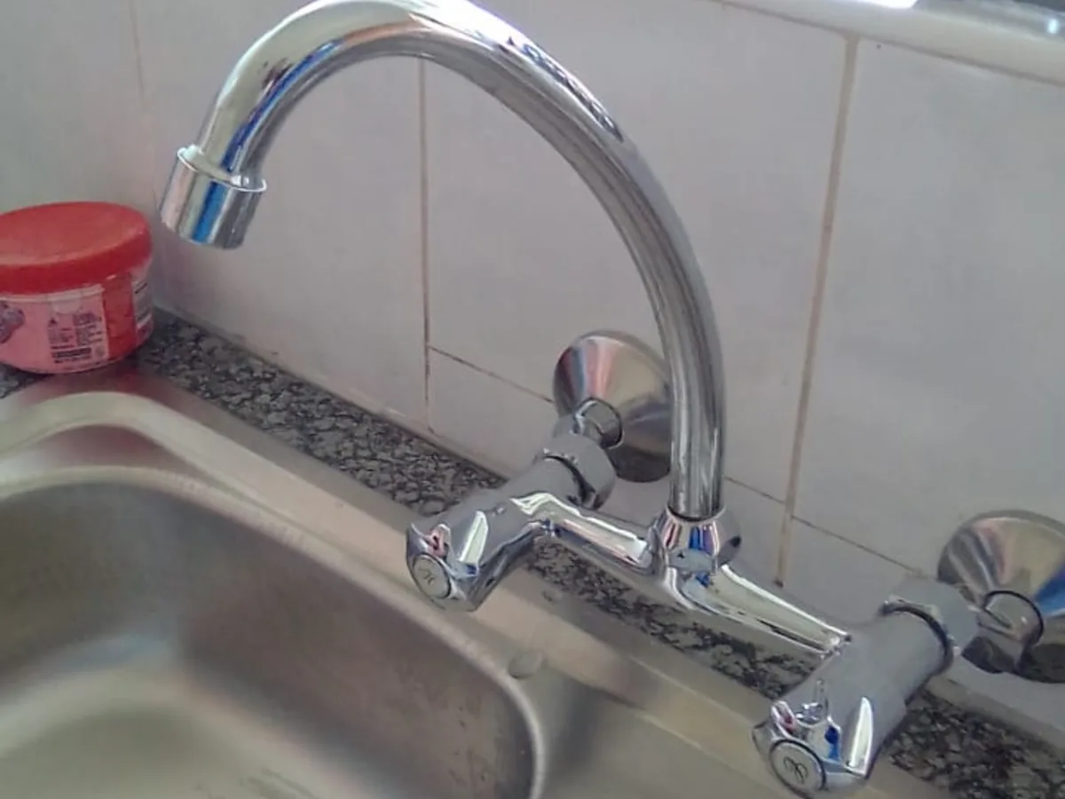 Close-up of completed plumbing repair work