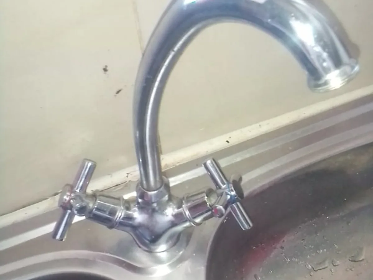 Close-up of completed plumbing repair work