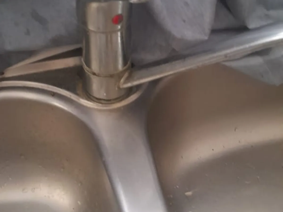Close-up of completed plumbing repair work
