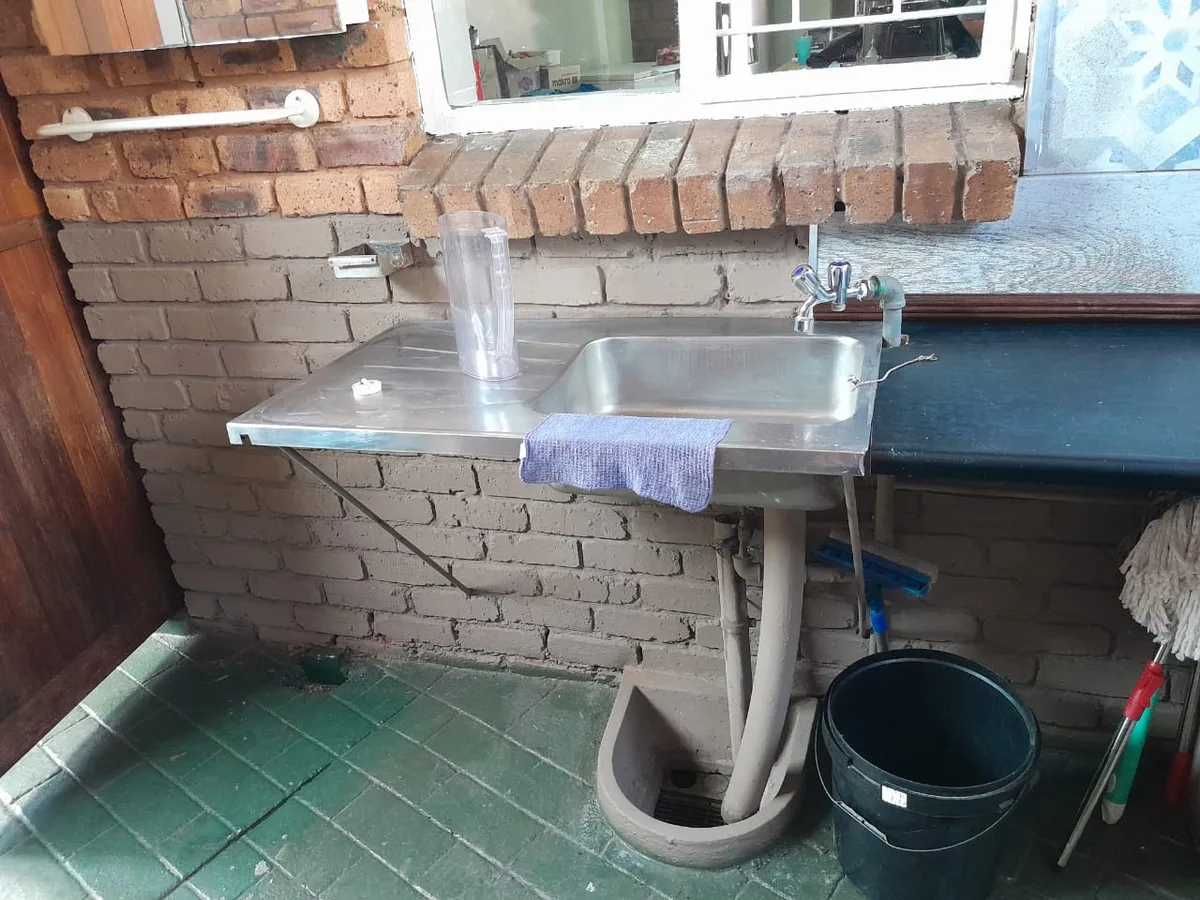 Close-up of completed plumbing repair work
