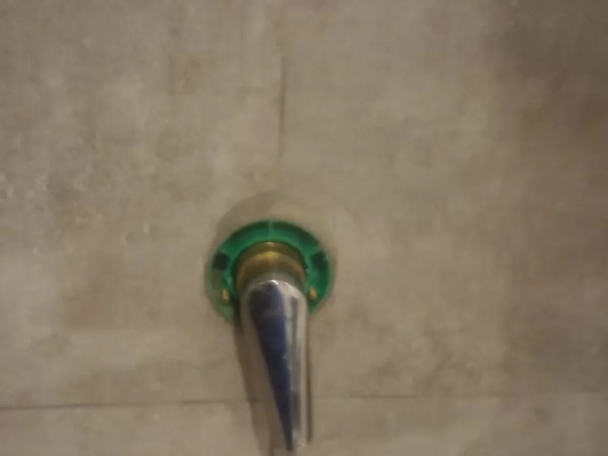 Close-up of completed plumbing repair work