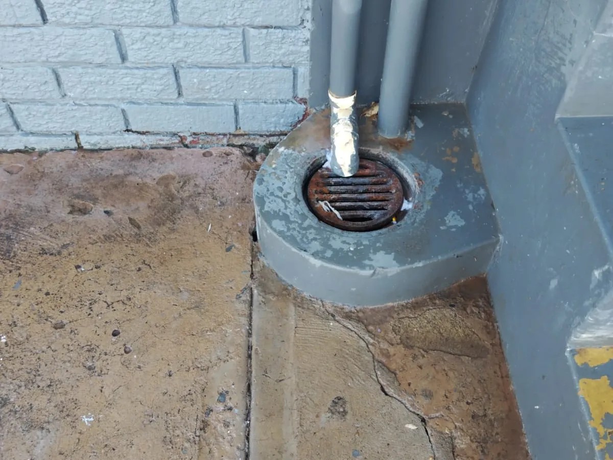 Close-up of completed plumbing repair work