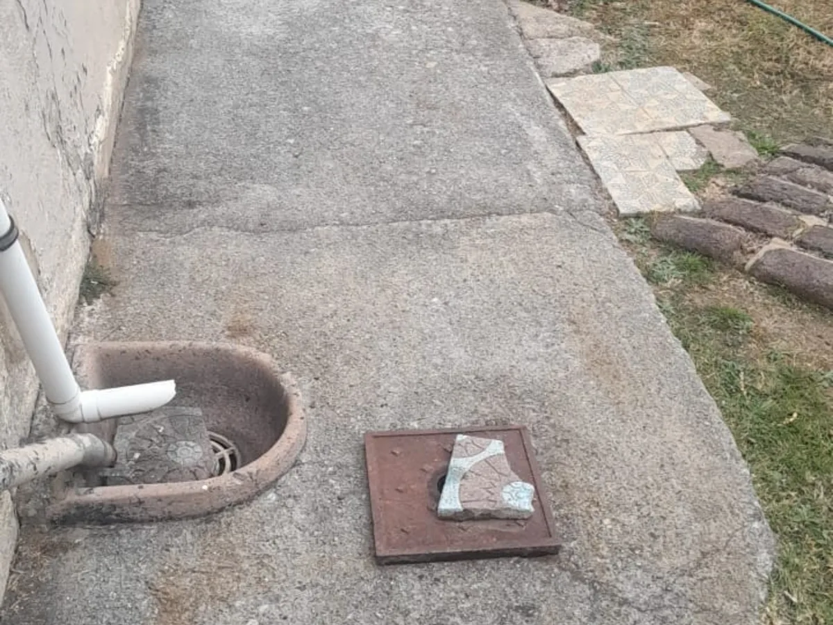 Close-up of completed plumbing repair work
