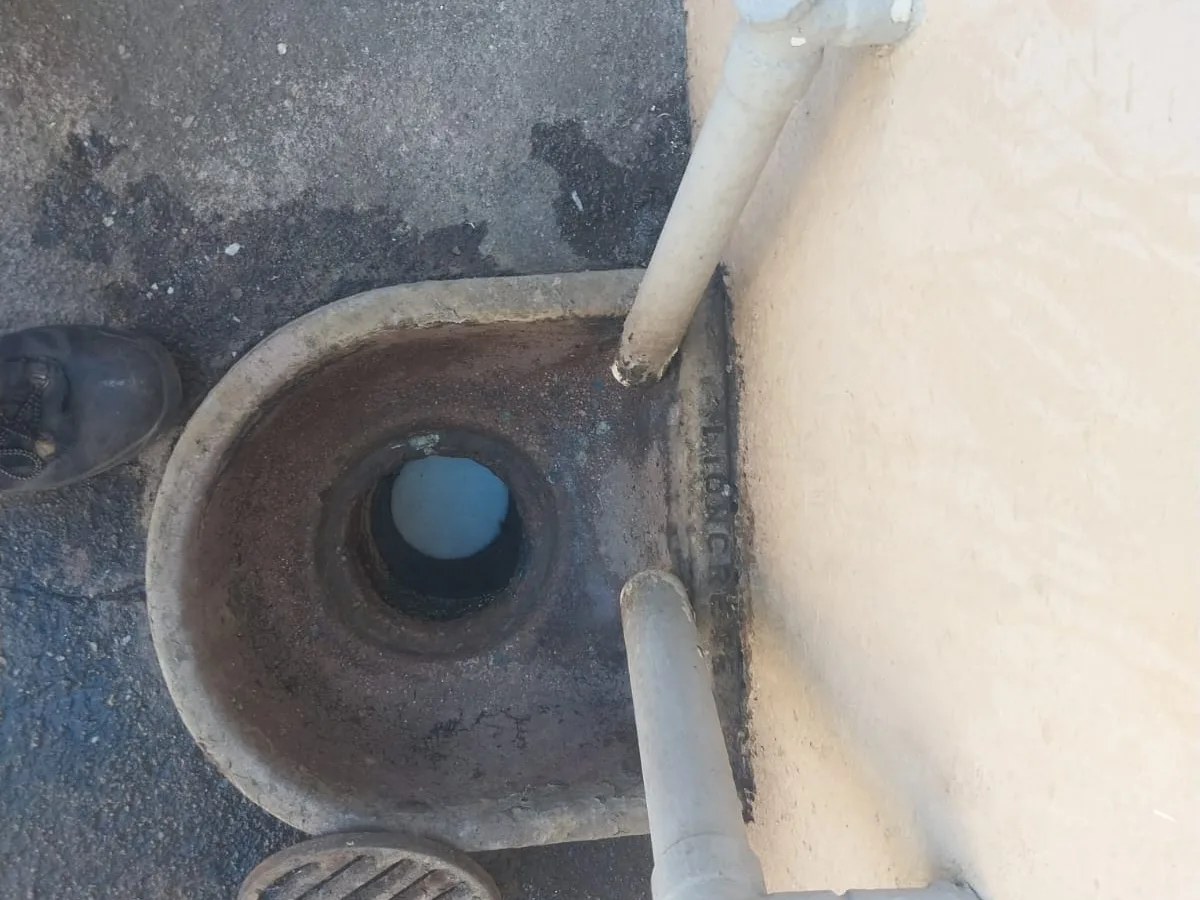 Close-up of completed plumbing repair work