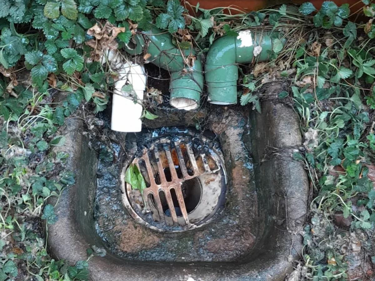 Close-up of completed plumbing repair work