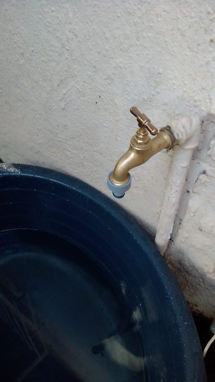Close-up of completed plumbing repair work