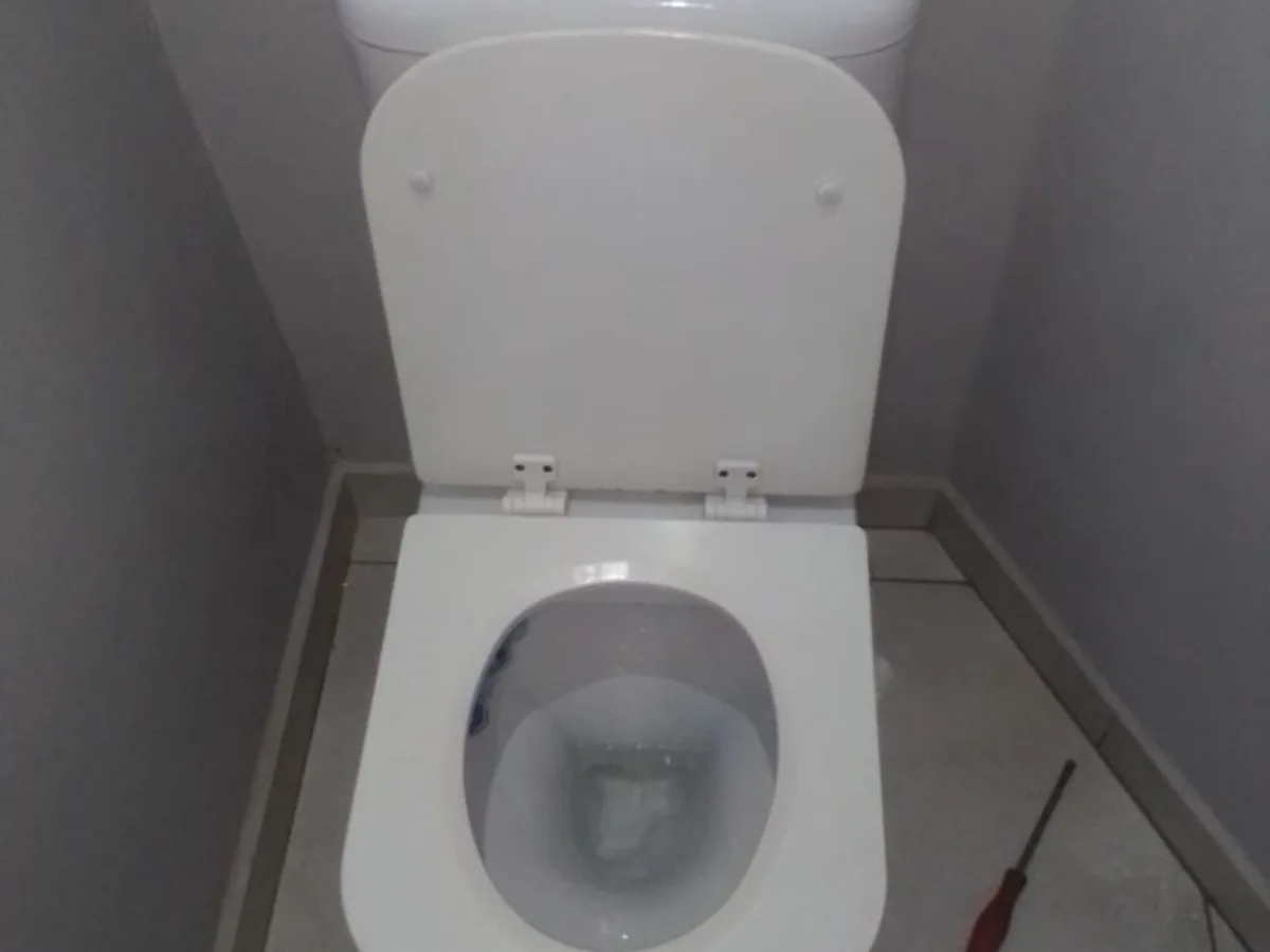 Close-up of completed plumbing repair work