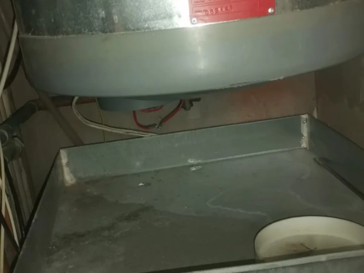 Close-up of completed plumbing repair work