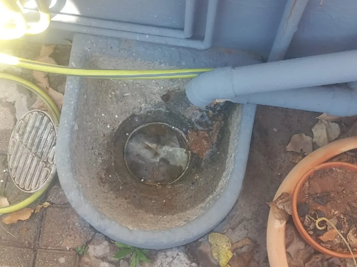 Close-up of completed plumbing repair work