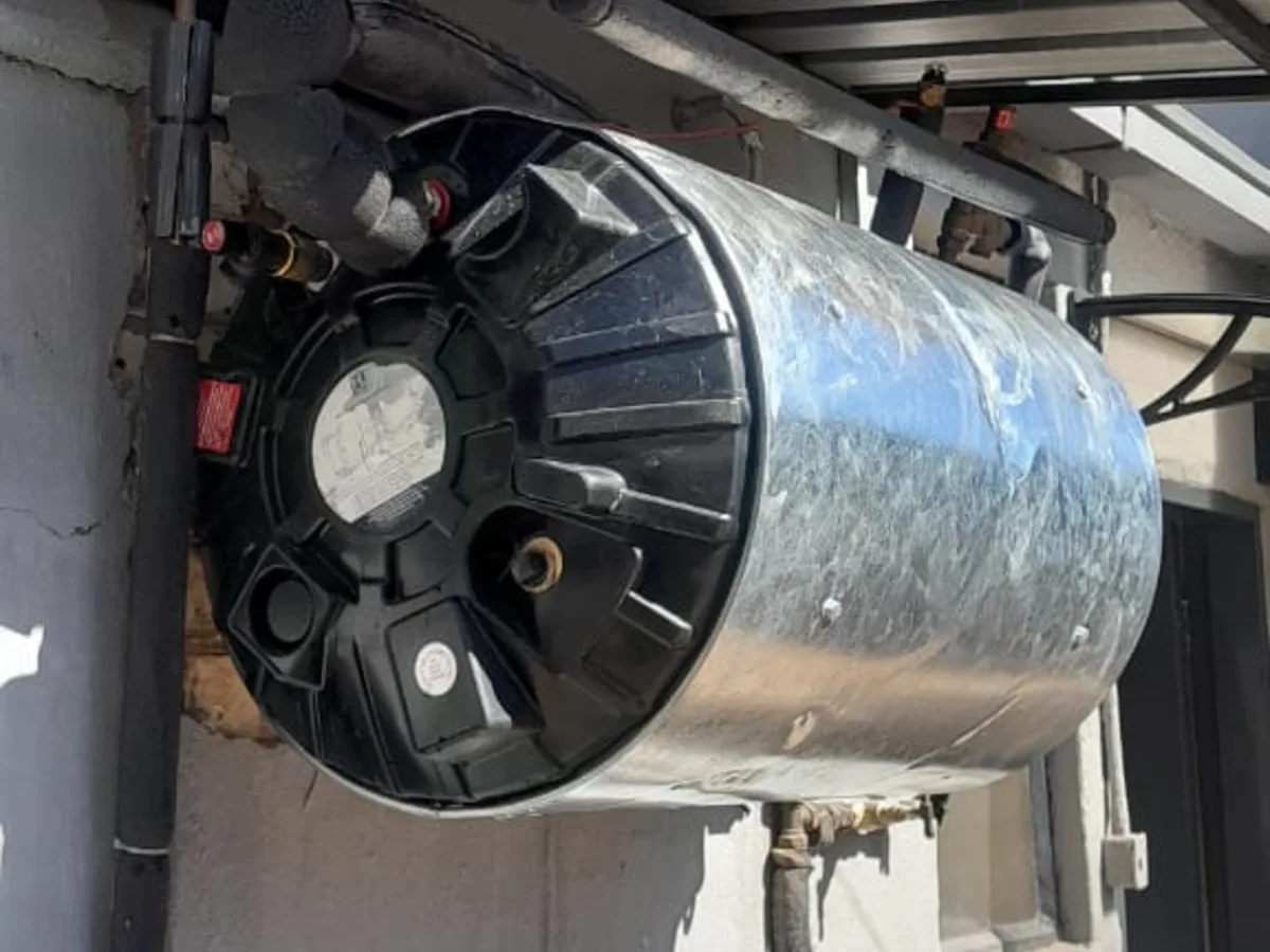 Close-up of completed plumbing repair work