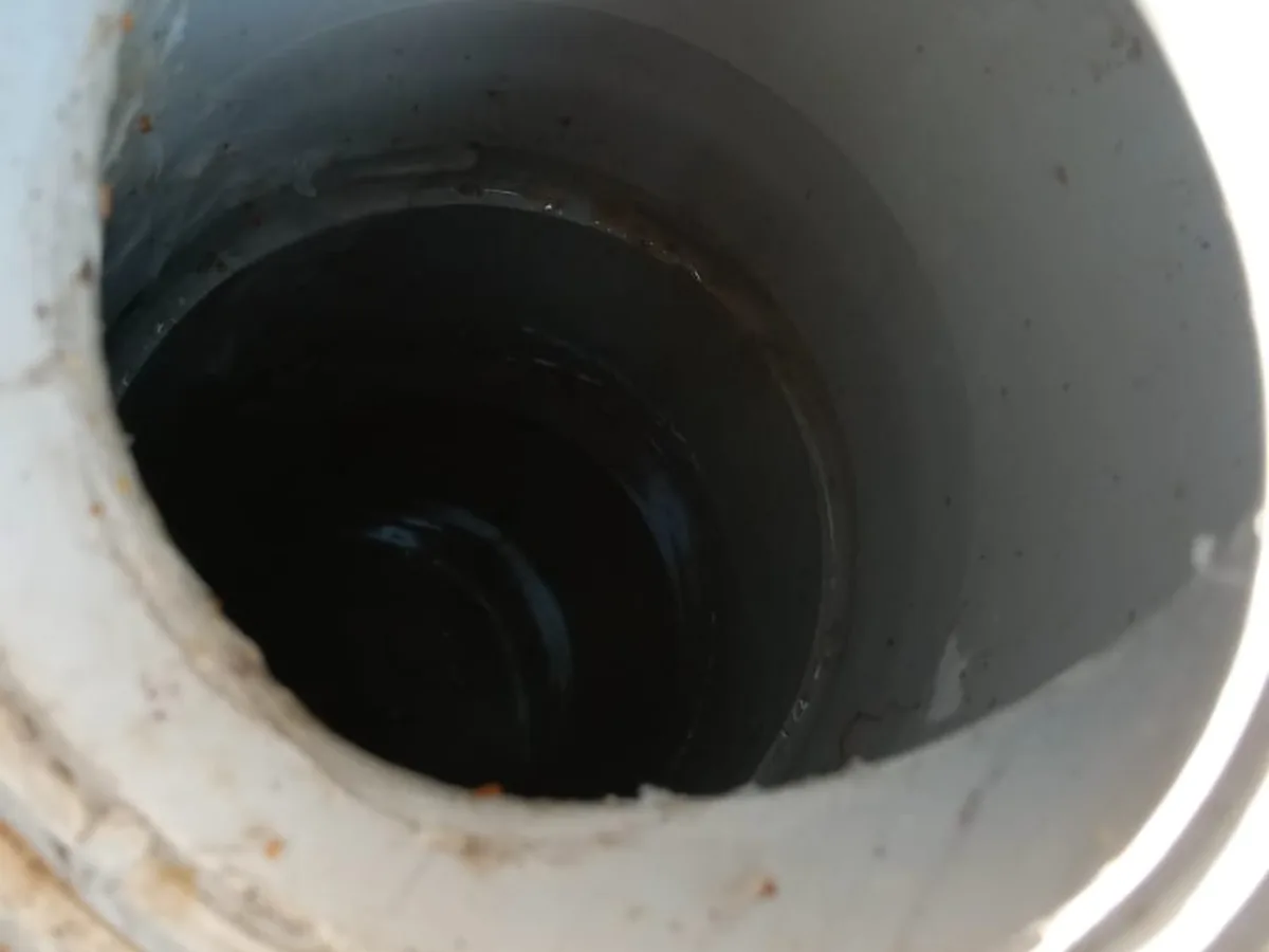 Close-up of completed plumbing repair work