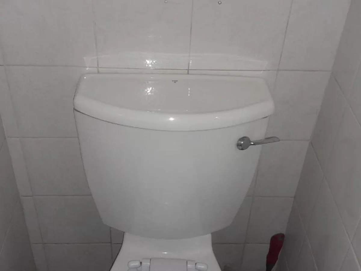Close-up of completed plumbing repair work