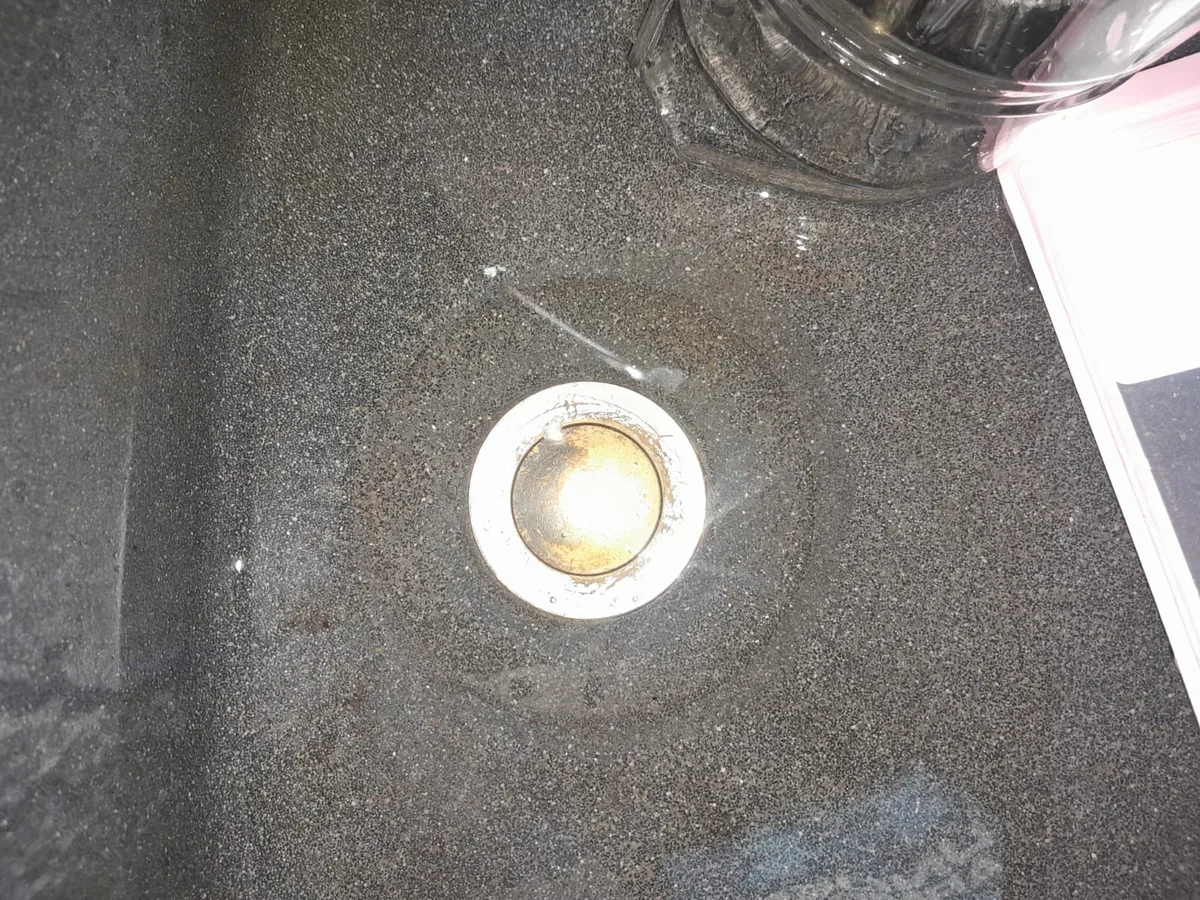 Close-up of completed plumbing repair work