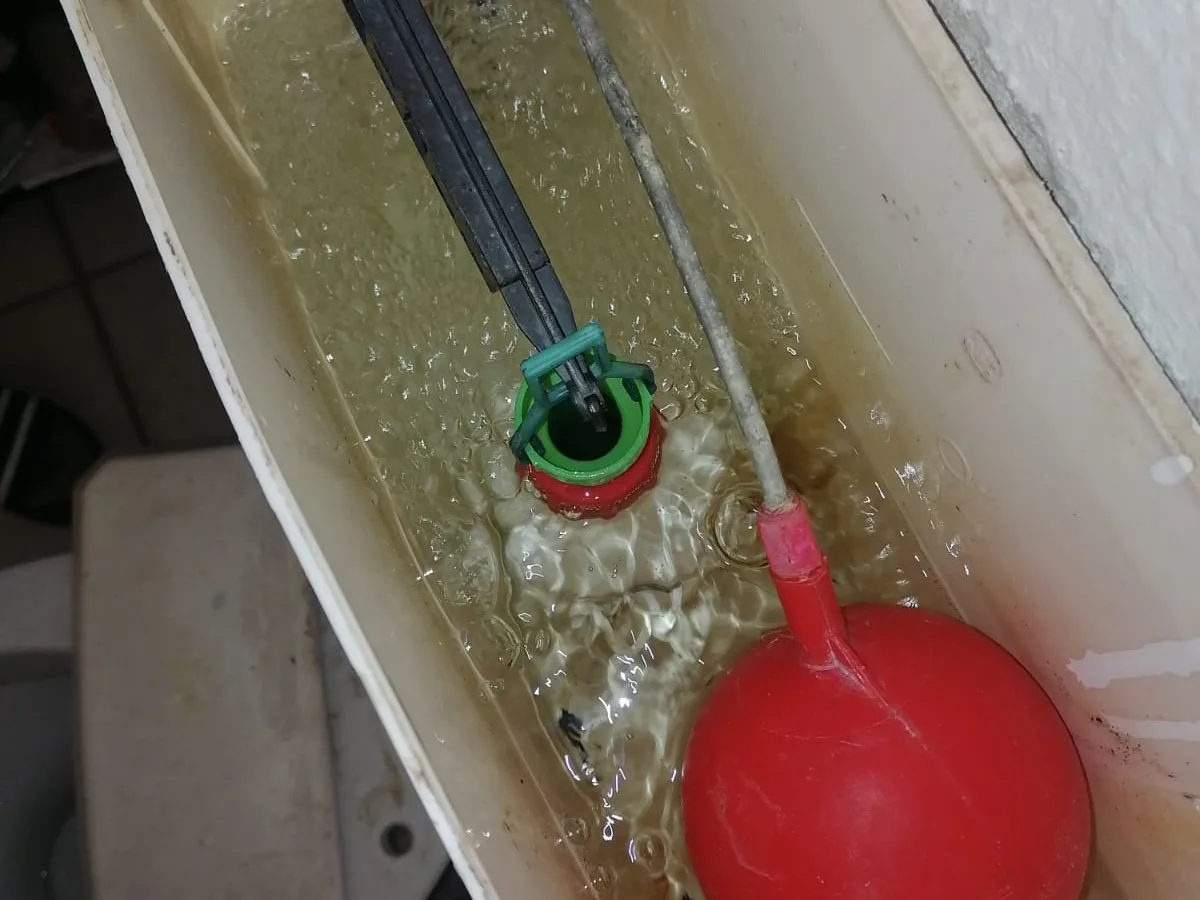 Close-up of completed plumbing repair work