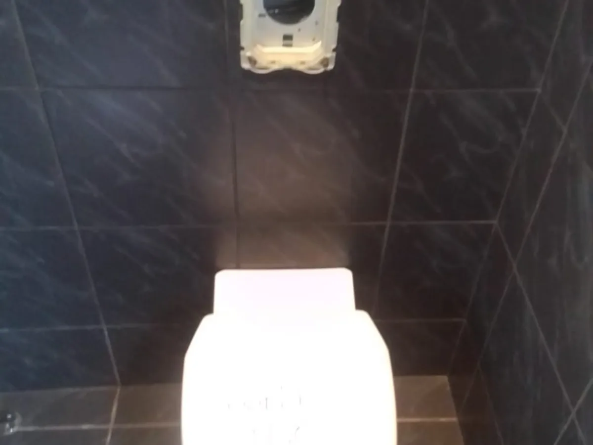 Close-up of completed plumbing repair work