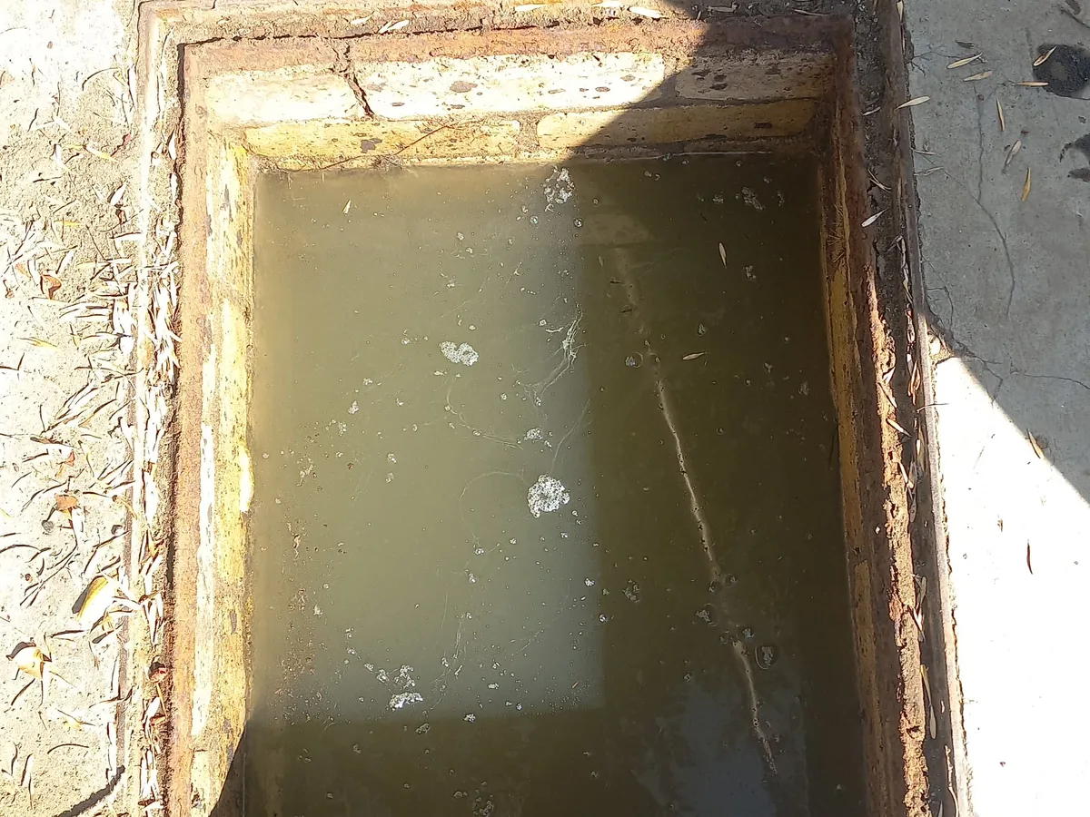 Close-up of completed plumbing repair work