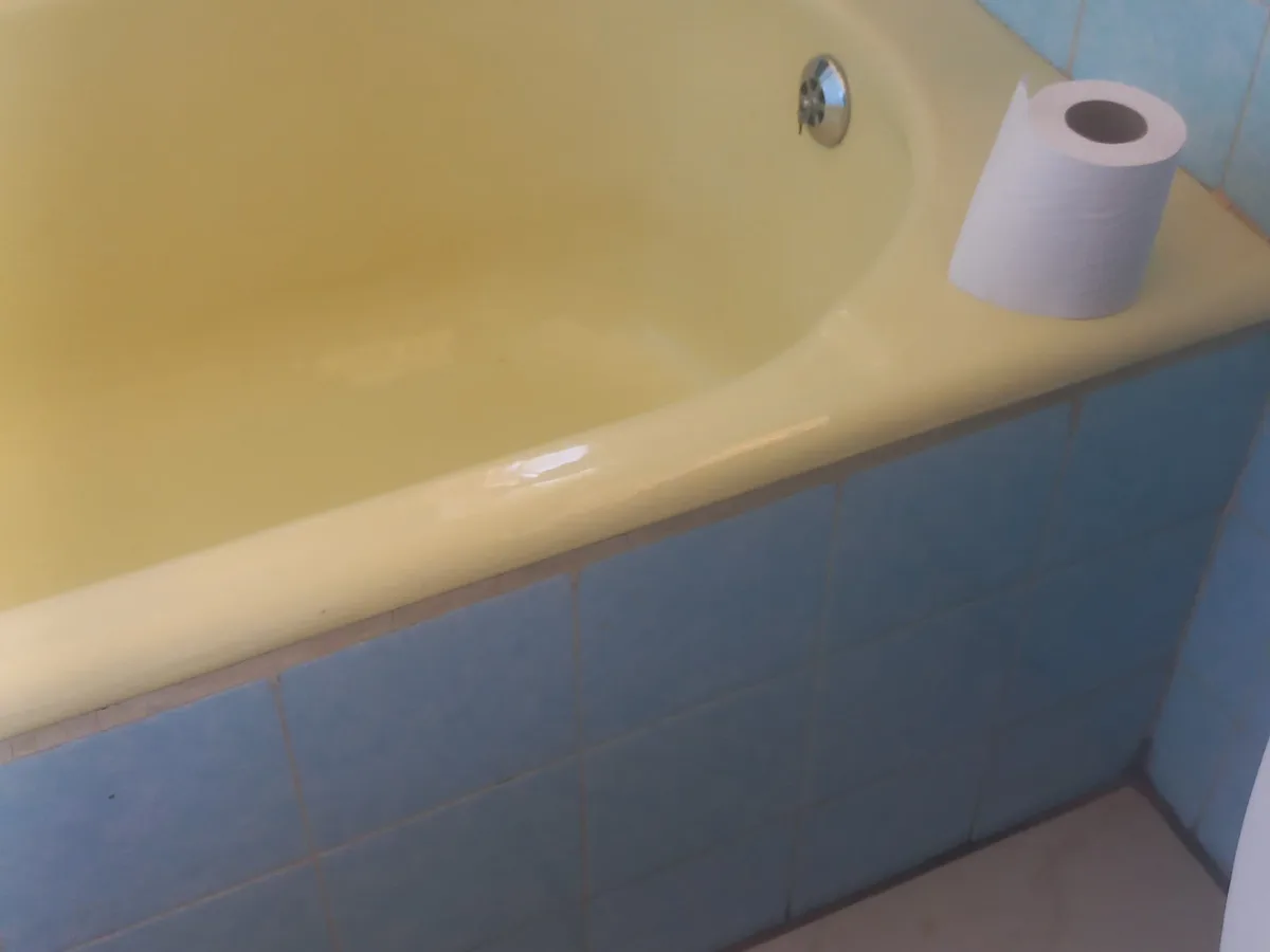 Close-up of completed plumbing repair work