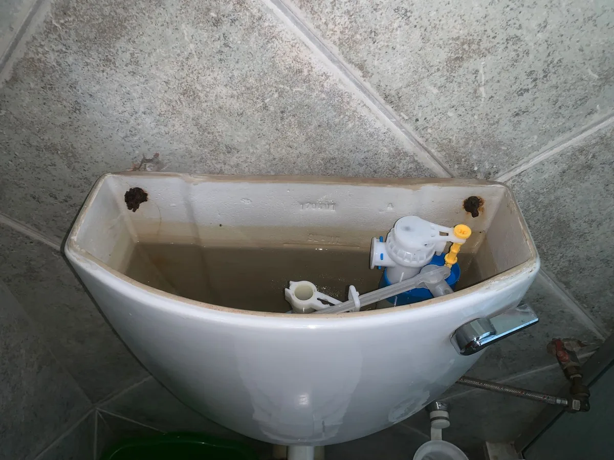 Close-up of completed plumbing repair work