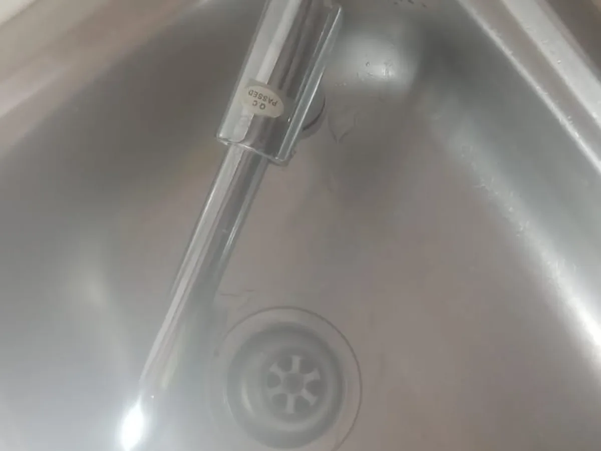 Close-up of completed plumbing repair work