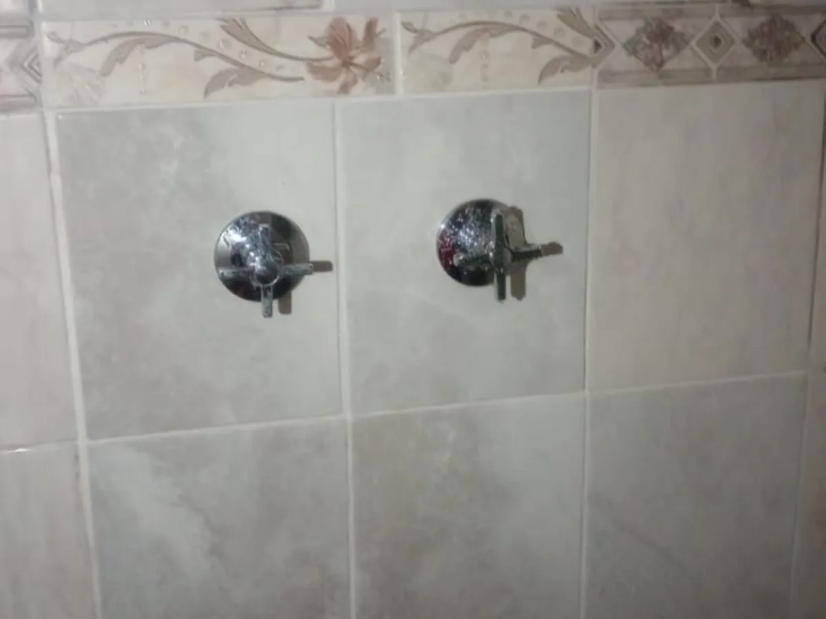 Close-up of completed plumbing repair work