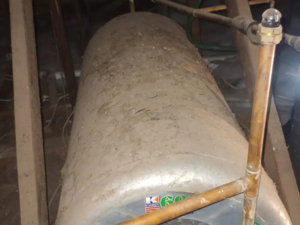 Close-up of completed plumbing repair work