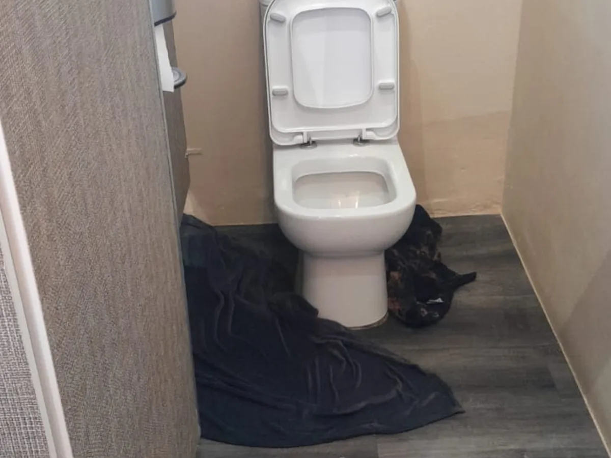 Close-up of completed plumbing repair work