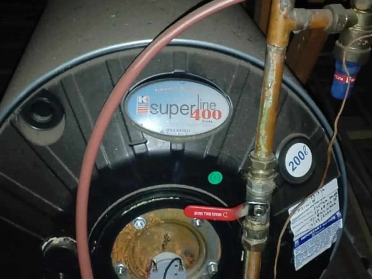 Close-up of completed plumbing repair work