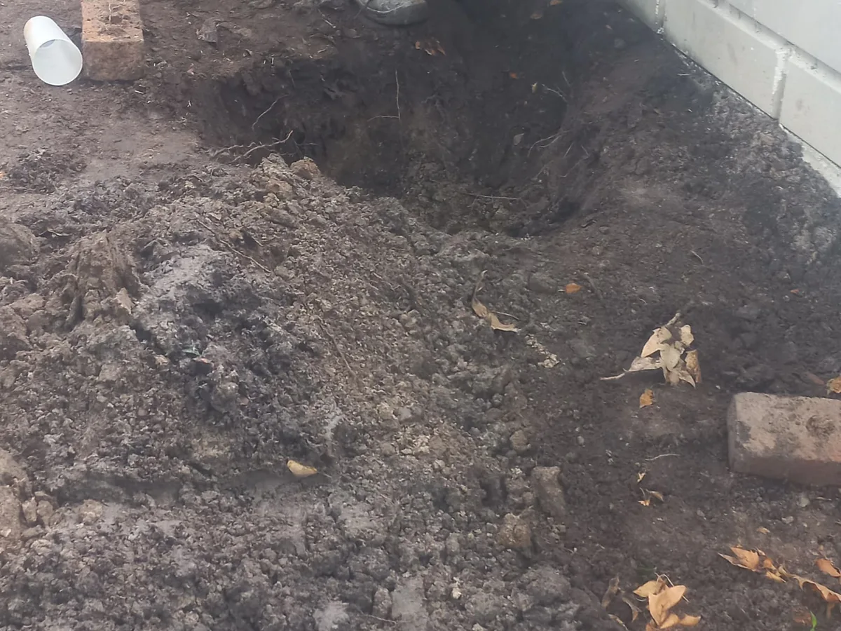 Close-up of completed plumbing repair work
