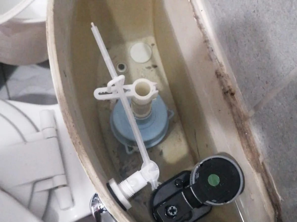 Close-up of completed plumbing repair work