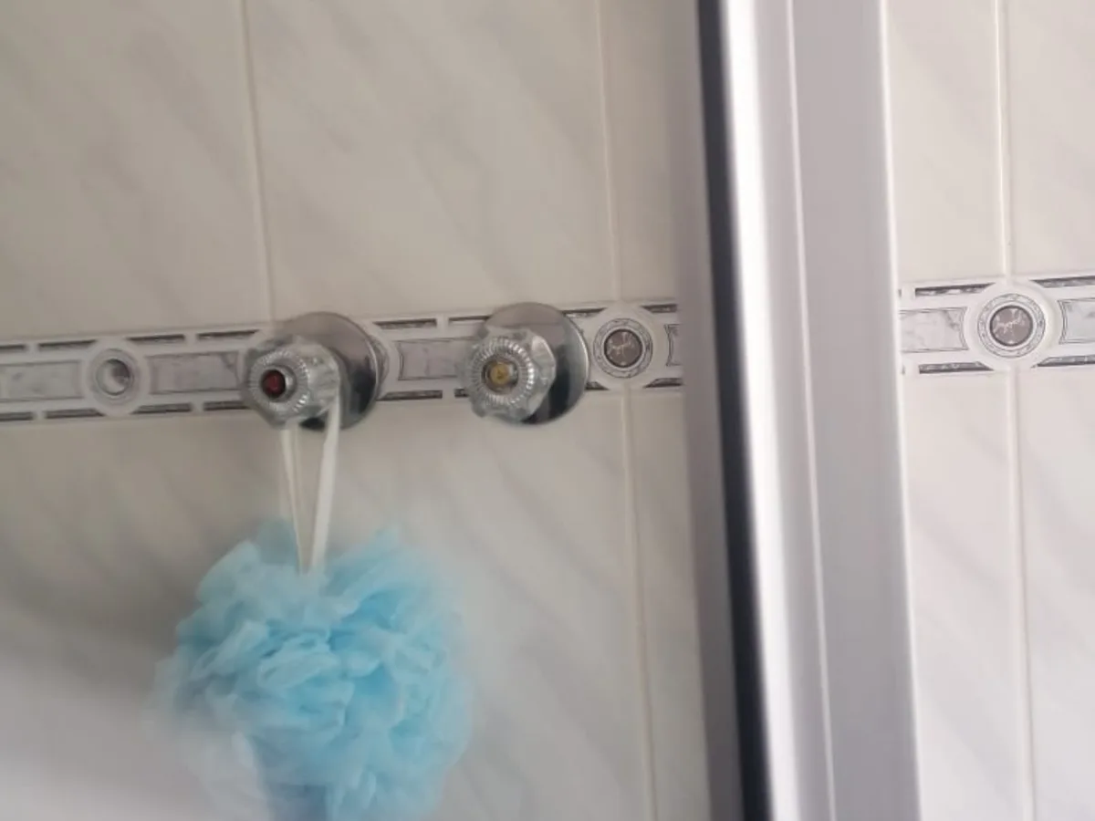 Close-up of completed plumbing repair work