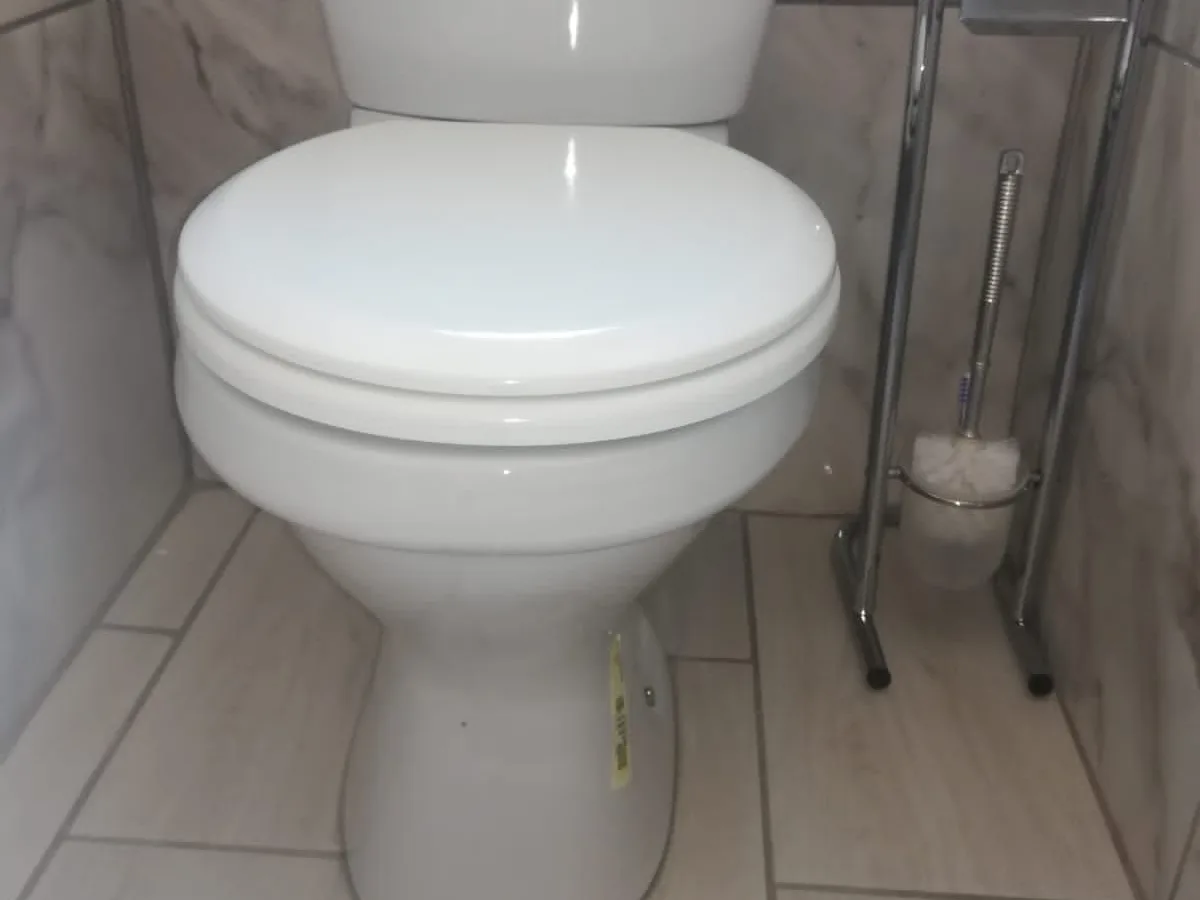 Close-up of completed plumbing repair work