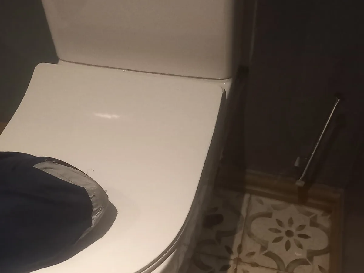 Close-up of completed plumbing repair work
