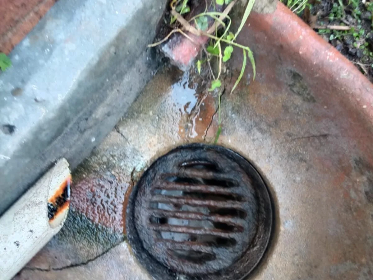 Close-up of completed plumbing repair work