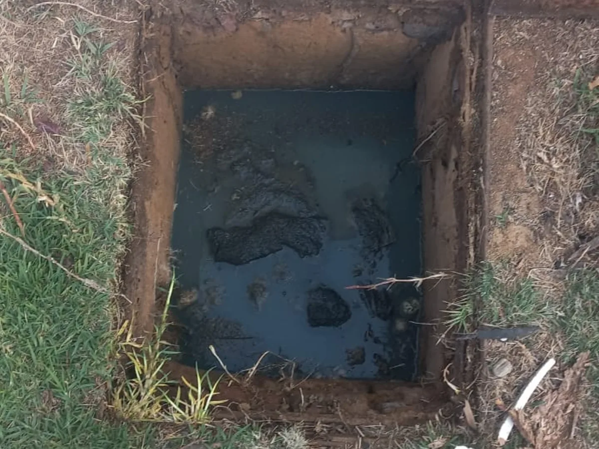 Close-up of completed plumbing repair work